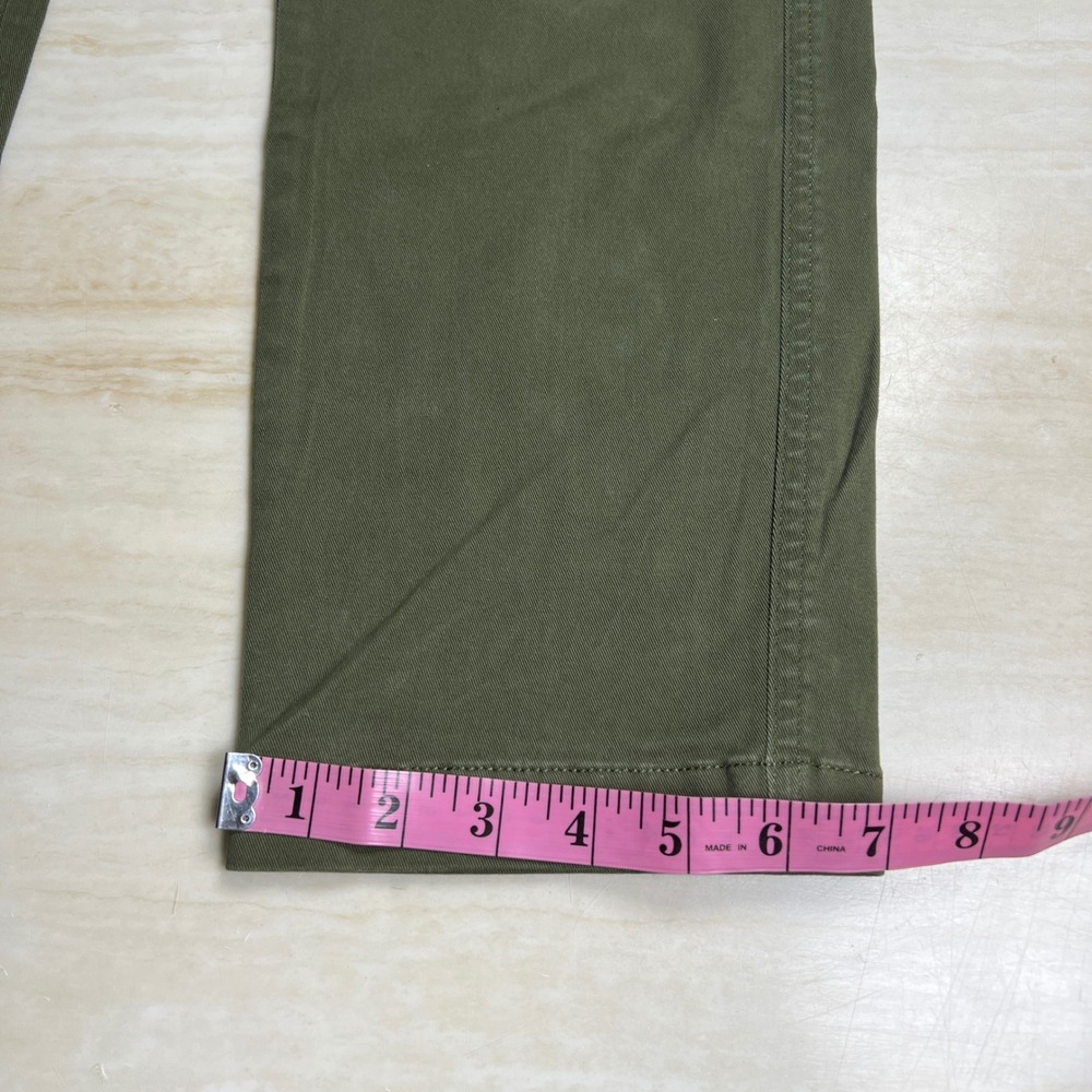 J.Crew Womens Olive Green Stretch Cotton Cargo Utility Pants Size 6 - Picture 13 of 13